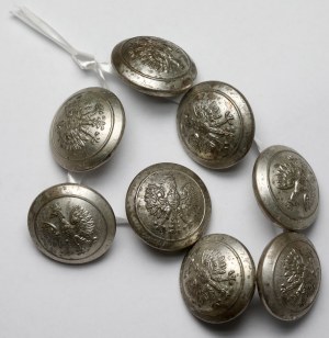 PSZnZ, Buttons Limited Birmingham, Buttons (25mm) - set (8pcs)