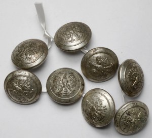 PSZnZ, Buttons Limited Birmingham, Buttons (25mm) - set (8pcs)