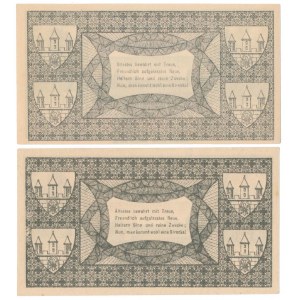 Friedeberg Nm. (Strzelce Krajeńskie), 25 i 50 pfg 1920 - zestaw (2szt)