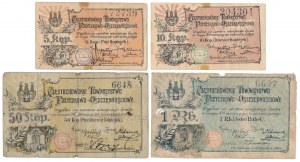 Częstochowa, Société de sauvetage des pompiers, de 5 kopecks à 1 rouble - set (4pcs)