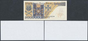 REPLY 5 millions 1995 + photocopie - set (3pcs)