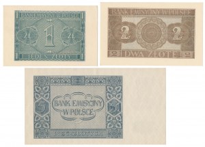 £1, £2 et £5 1941 - set (3pcs)