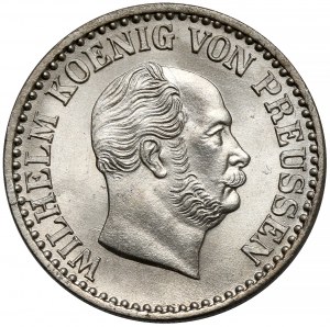 Prusse, Guillaume Ier, Pièce d'argent 1864-A, Berlin
