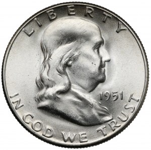États-Unis, 1/2 dollar 1951, Philadelphie