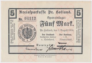 Paslek [Pr. Holland], 5 marks 1914