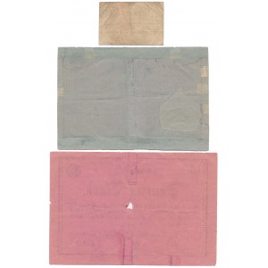 Birnbaum (Międzychód), 5 pfg, 20 i 50 mk 1918 - zestaw (3szt)