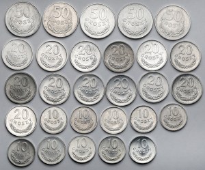 10-50 pennies 1966-1985 - mint - set (28pcs)