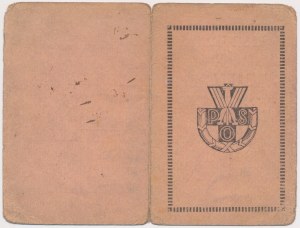 II RP, Legitymacja do Państwowej Bad Badą Sportowej kl.III (laissez-passer pour l'insigne national des sports cl.III).