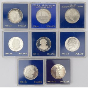 100-5.000 złotych 1974-1989 - zestaw (8szt)