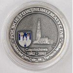 Polskie Towarzystwo Numizmatyczne, Medal 2002 + zapałki - zestaw