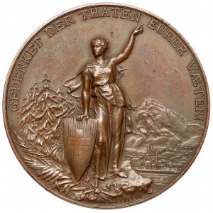 Szwajcaria, Medal 1892 - Festiwal strzelecki w Glarus