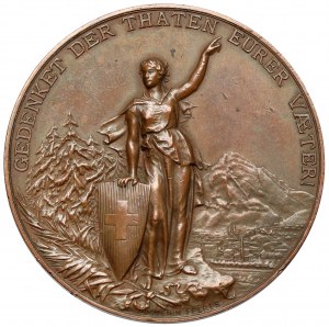 Switzerland, Medal 1892 - Glarus shooting festival
