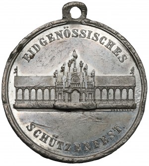 Switzerland, Medal 1867 - Schwyz shooting festival