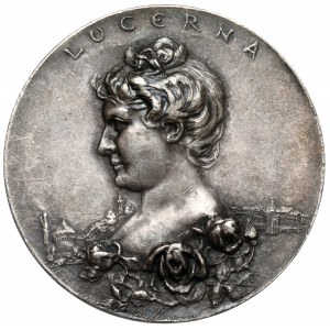 Szwajcaria, Luzern, Srebrny Medal 1906 - autorstwa Jeana Kauffmanna