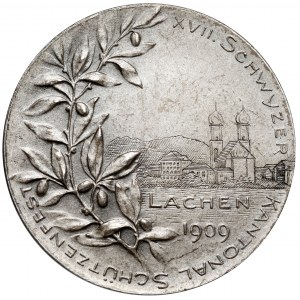 Szwajcaria, Srebrny Medal 1909 - Festiwal strzelecki w Schwyz