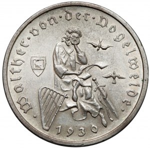 Weimar, 3 marki 1930-F, Stuttgart - Vogelweide