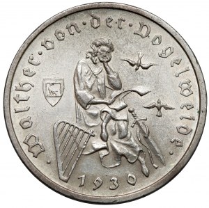 Weimar, 3 marki 1930-F, Stuttgart - Vogelweide