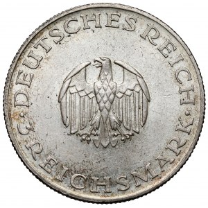 Weimar, 3 marki 1929-G, Karlsruhe - Gotthold Lessing
