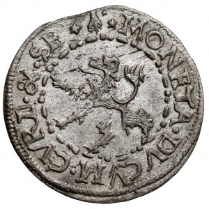 Kurlandia, Fryderyk i Wilhelm Kettlerowie, Szeląg Mitawa 1600 - skrócona data
