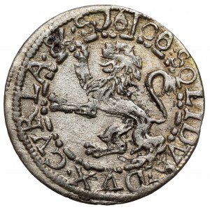 Kurlandia, Fryderyk i Wilhelm Kettlerowie, Szeląg Mitawa 1606 - odwrócona '6'