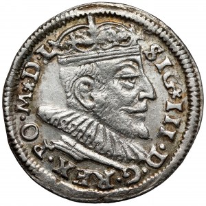 Zygmunt III Waza, Trojak Wilno 1591 - rozetki