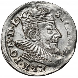 Zygmunt III Waza, Trojak Wilno 1593 - Platina