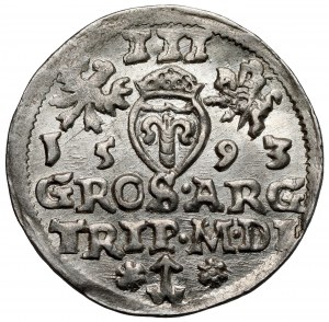 Sigismond III Vasa, Troïka Vilnius 1593 - Platina