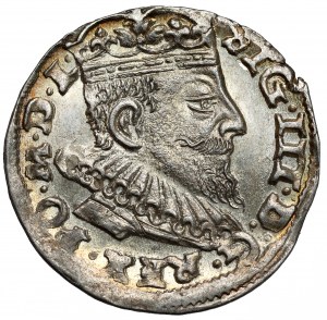 Sigismond III Vasa, Troïka Vilnius 1593 - Platina - M D ^