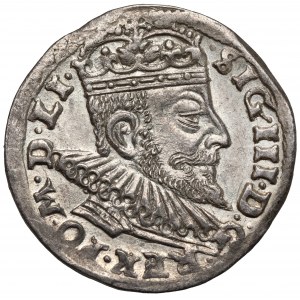 Zygmunt III Waza, Trojak Wilno 1593 - Platina - LI