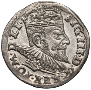 Sigismond III Vasa, Troïka Vilnius 1593 - Platina - LI