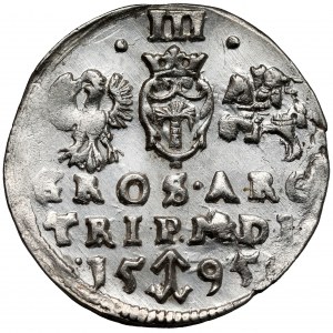 Zygmunt III Waza, Trojak Wilno 1595
