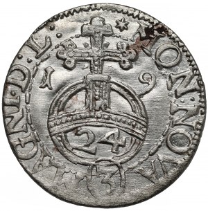 Sigismond III Vasa, Półtorak Vilnius 1619 - Wadwicz dans la bordure