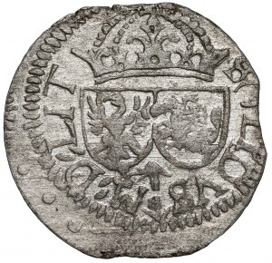 Sigismund III Vasa, Vilnius 1615 - clover UNDER the shield