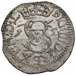 Zygmunt III Waza, Szeląg Wilno 1615 - koniczyna POD tarczą