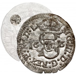 Zygmunt III Waza, Szeląg Wilno 1616 - rzadki ozdobnik
