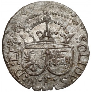 Zygmunt III Waza, Szeląg Wilno 1616 - rzadki ozdobnik