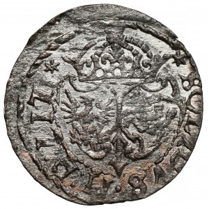 Zygmunt III Waza, Szeląg Wilno 1618 - REX P