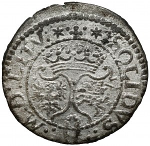 Sigismond III Waza, Vilnius Sheląg 1624 - date dans la bordure Av.