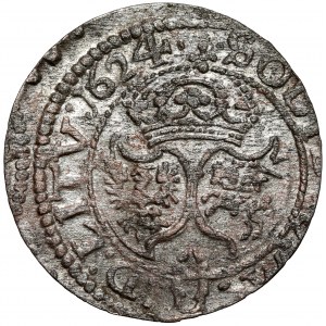 Zygmunt III Waza, Szeląg Wilno 1624 - 2x DATA - rzadki