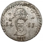 Zygmunt III Waza, Dwudenar Wilno 1611 - BŁĘDNY nominał III - b.rzadki