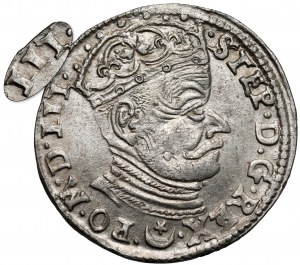 Stefan Batory, Trojak Vilnius 1582 - LIT - très rare