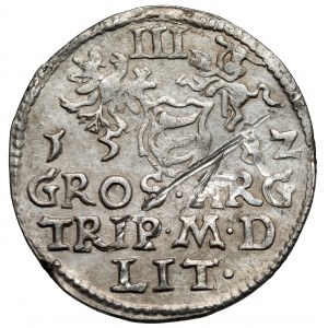 Stefan Batory, Trojak Wilno 1582 - LIT - b.rzadki