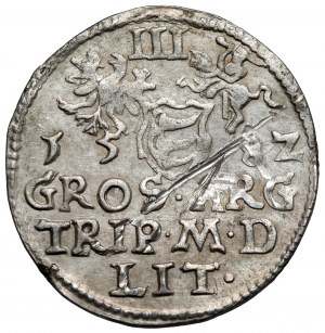 Stefan Batory, Trojak Vilnius 1582 - LIT - très rare