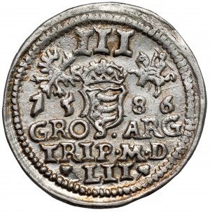 Stefan Batory, Trojak Vilnius 1586