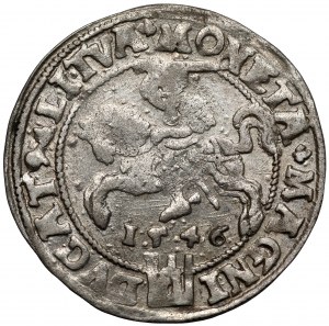Sigismond II Auguste, pièce de monnaie lituanienne de 1546, Vilnius