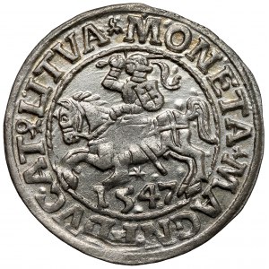 Zygmunt II August, Półgrosz Wilno 1547