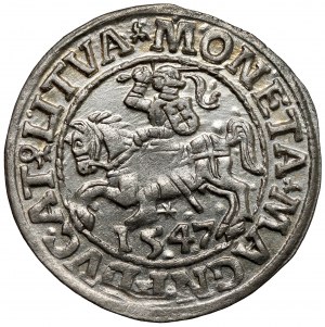 Sigismond II Auguste, demi-penny Vilnius 1547