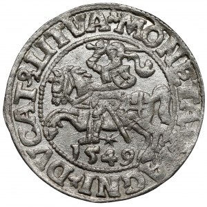 Zygmunt II August, Półgrosz Wilno 1549 - późny