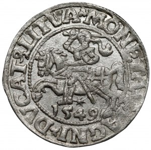 Sigismond II Auguste, demi-penny Vilnius 1549 - fin