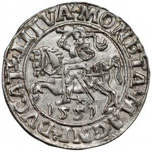 Zygmunt II August, Półgrosz Wilno 1551